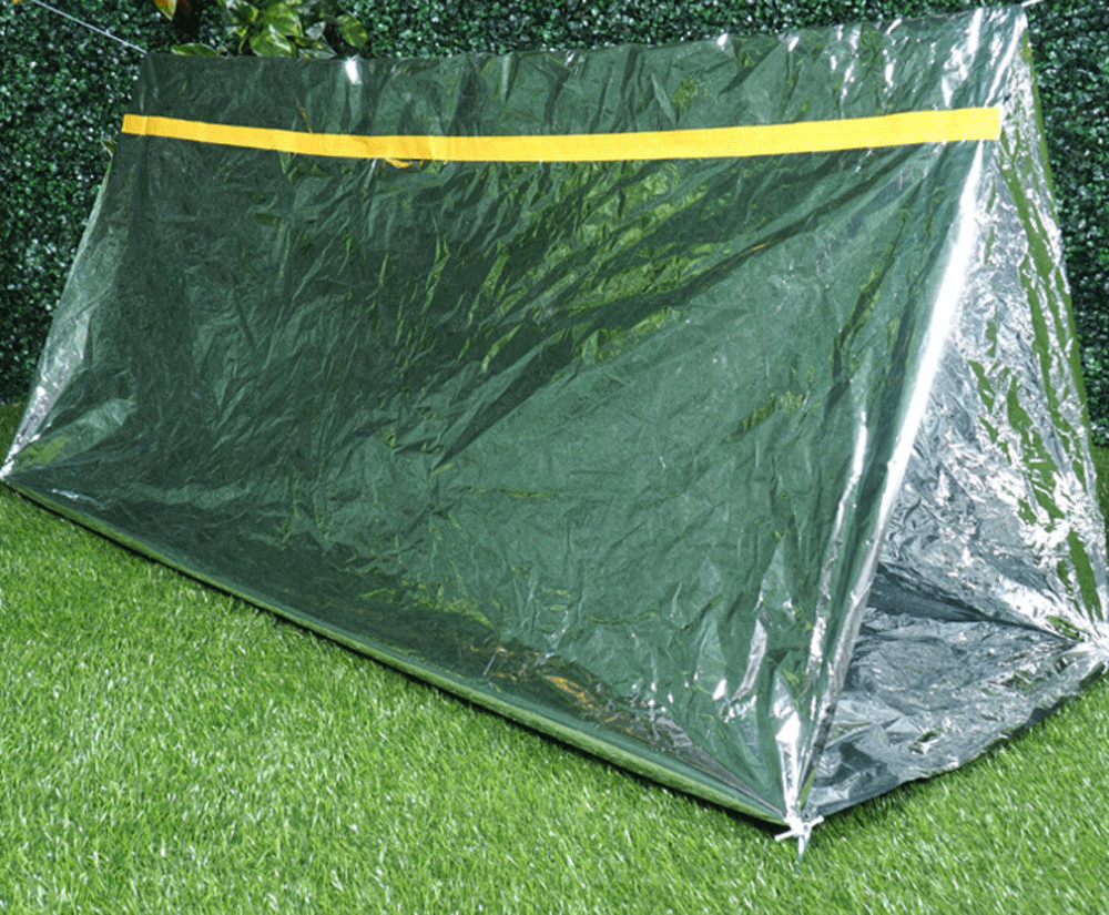 Trailblazer Emergency Rescue Tent. Lightweight (8′ x 5′ fits 2 people) Free S&H.