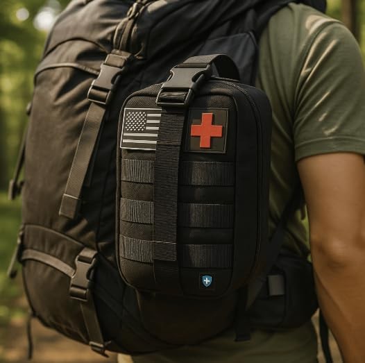 Tacright Trauma Survival Kit V2 Compact Waterproof Emergency Kit 82 Pieces