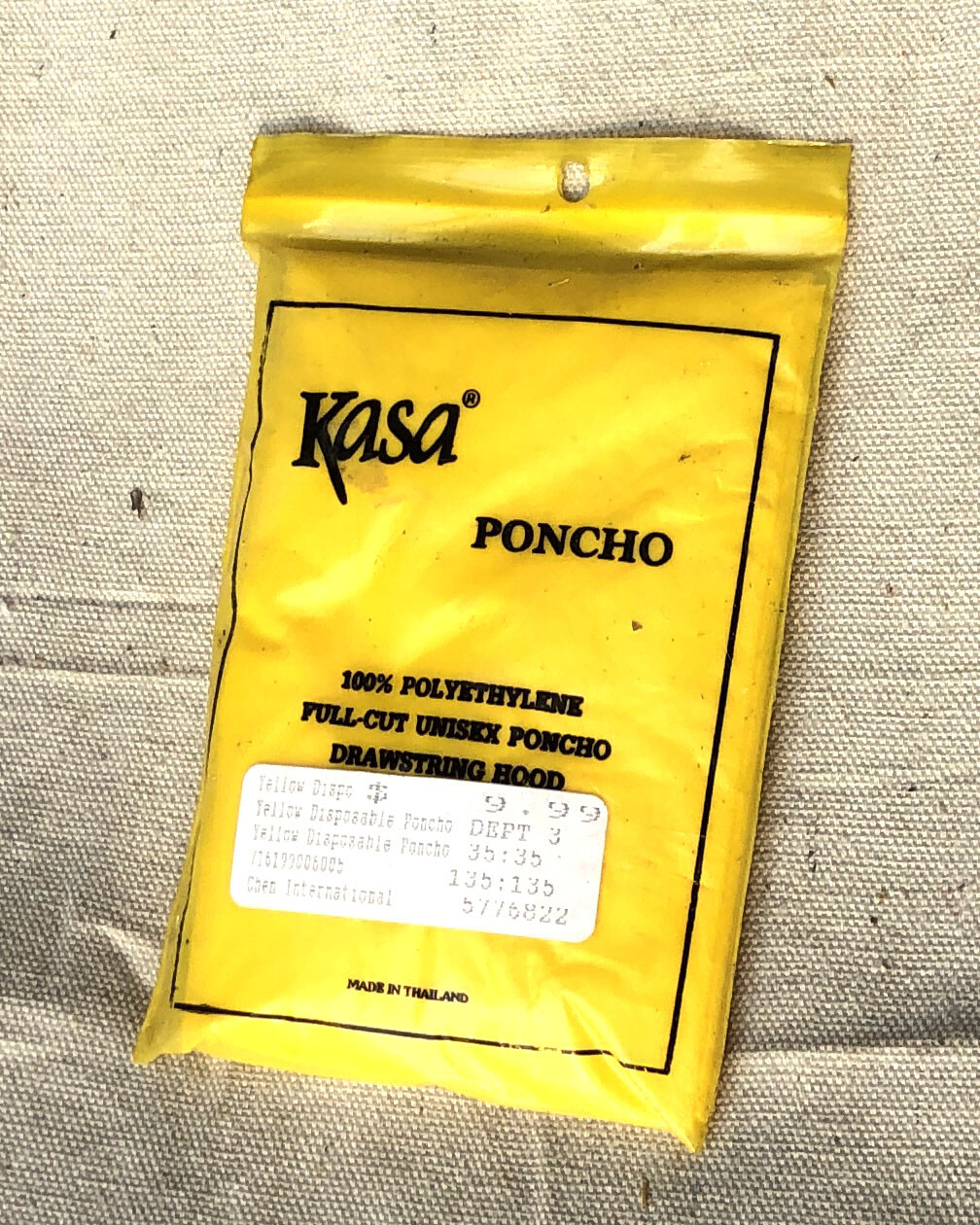 Kasa Emergency Rain Poncho