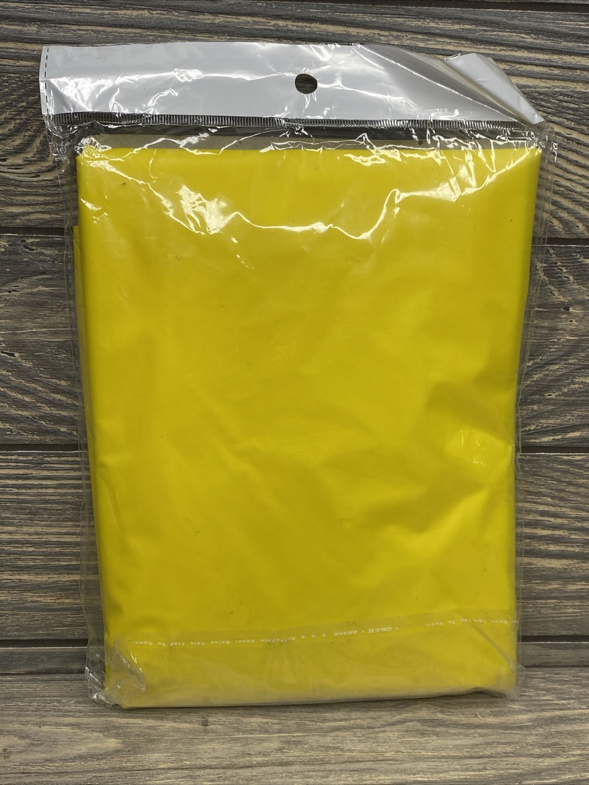 Home Helper By Darker Yellow Emergency Rain Poncho One Size Fits All Reusable