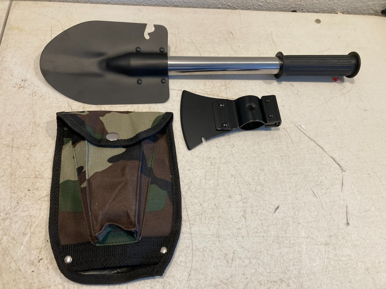 Emergency Camping Tool Kit Multi Survival Set Axe Shovel
