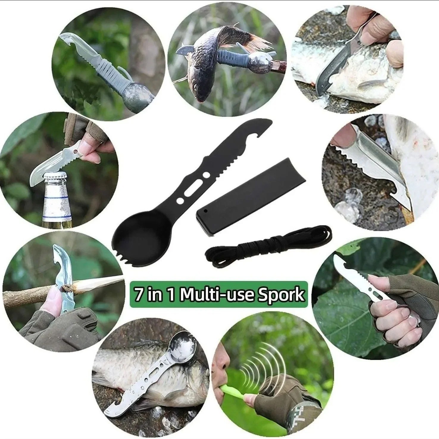 Survival Kit 28 in 1, Teakwood Survival Gear, Survival Gear Tool Emergency Gift