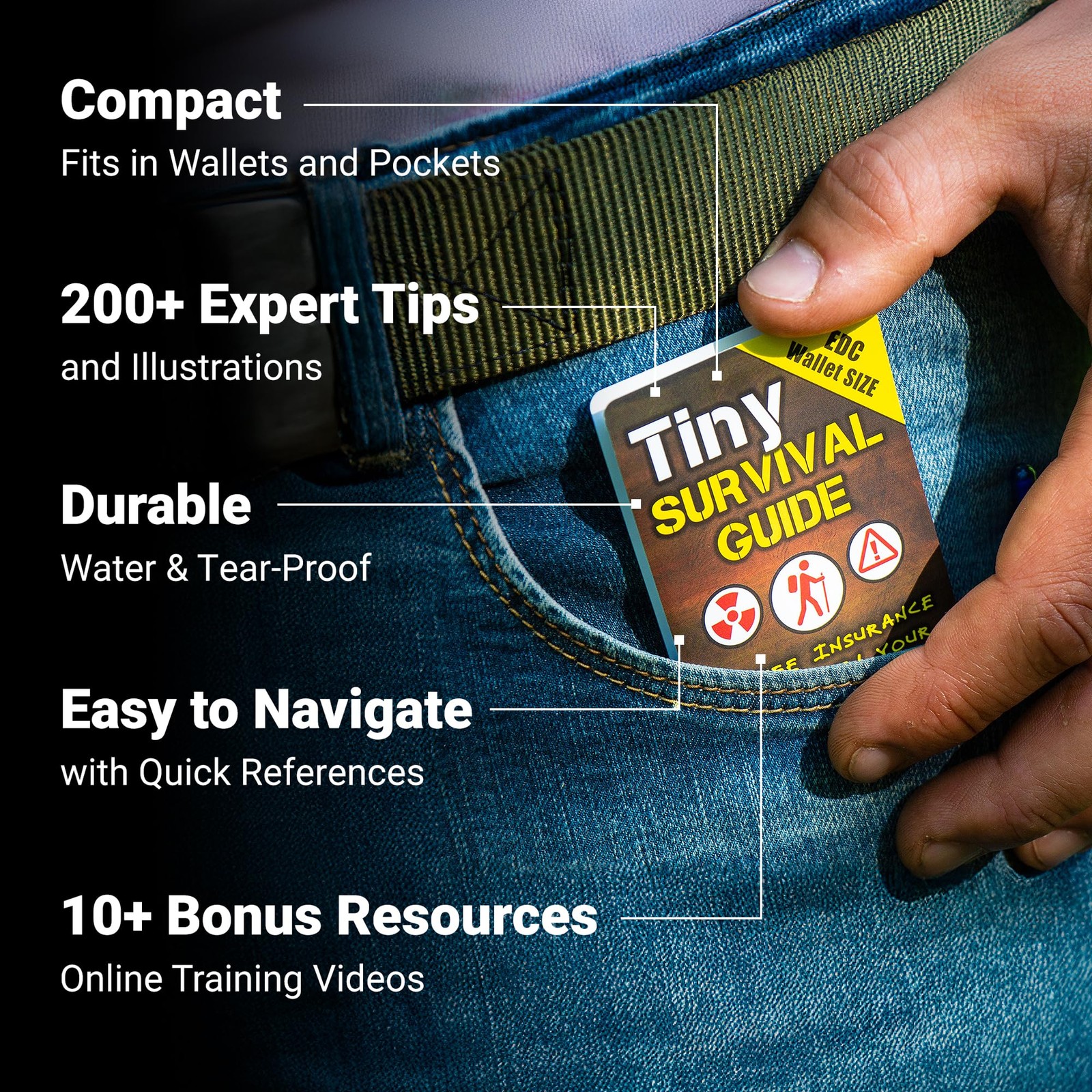 Tiny First Aid, Disaster & Survival Guide Set – Pocket Emergency Preparedness…