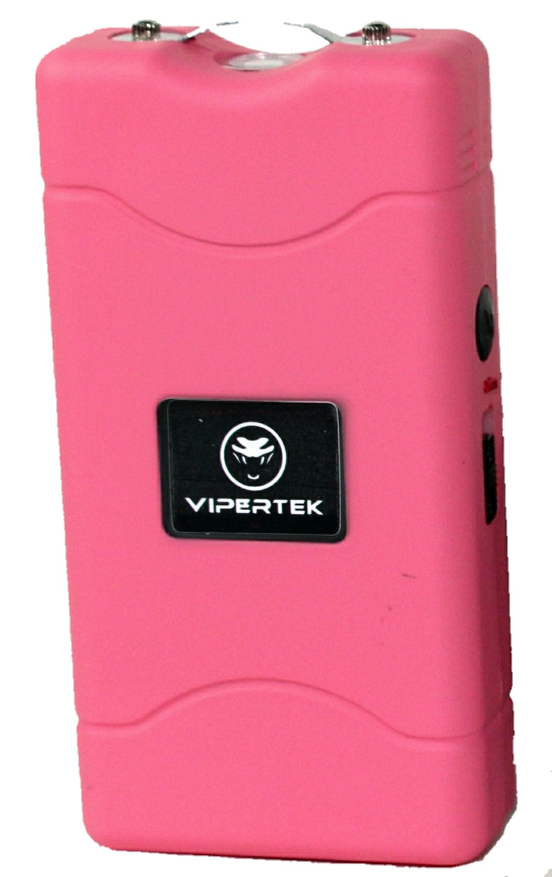 VIPERTEK Stun Gun Self Defense Rechargeable 350 BV 2.0mAh PINK