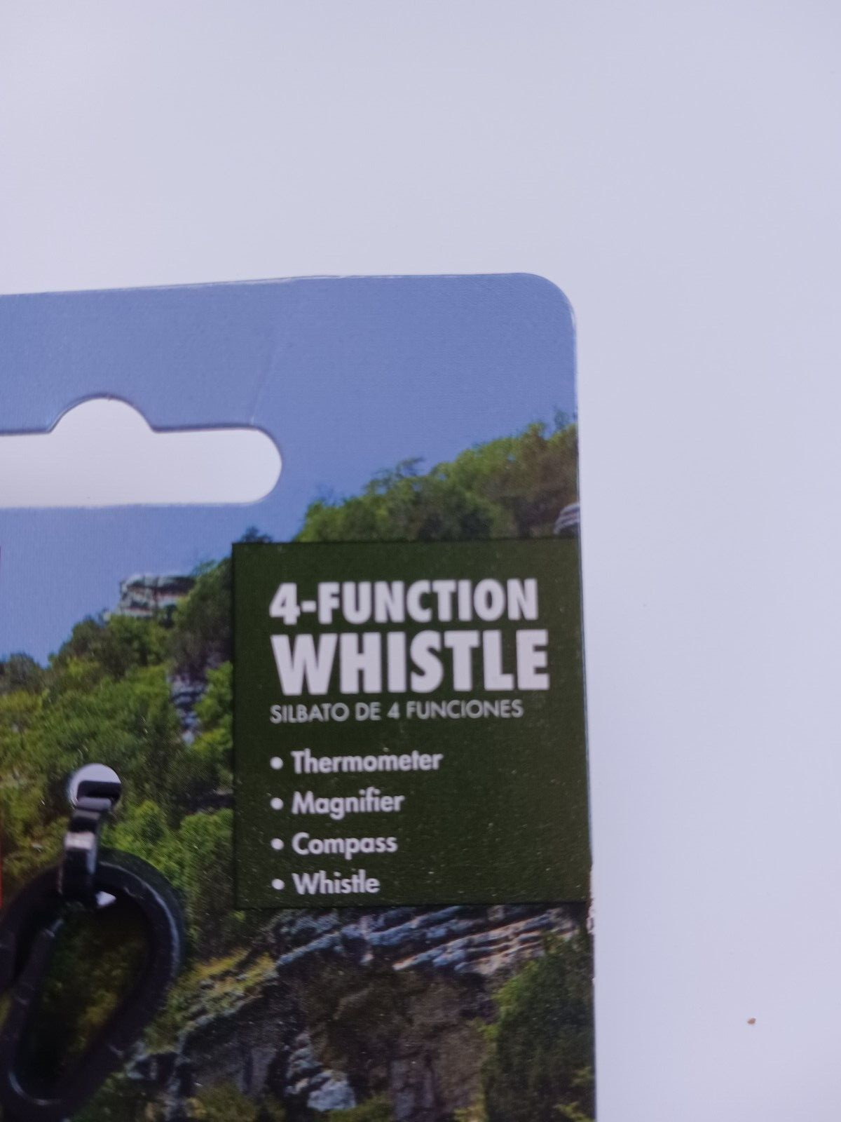 Ozark Trail 4-Function Whistle-thermometer, Magnifier, Compass, Whistle- New