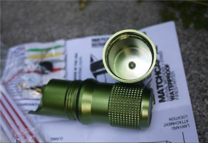 Waterproof Outdoor Emergency Gear Survival Lighter Kit Gear Storm Match KeyChain