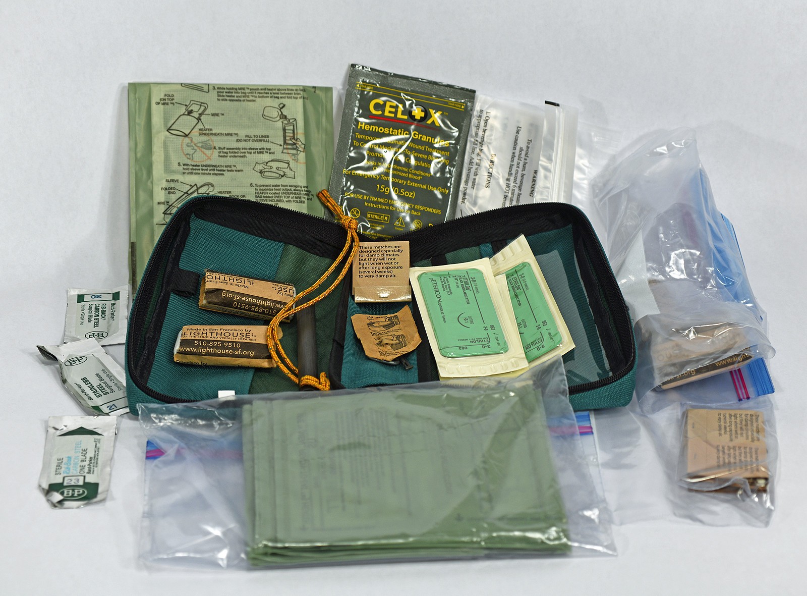 Survival Kit ~ Fire ~ Fish ~ First Aid ~ Direction & Rescue