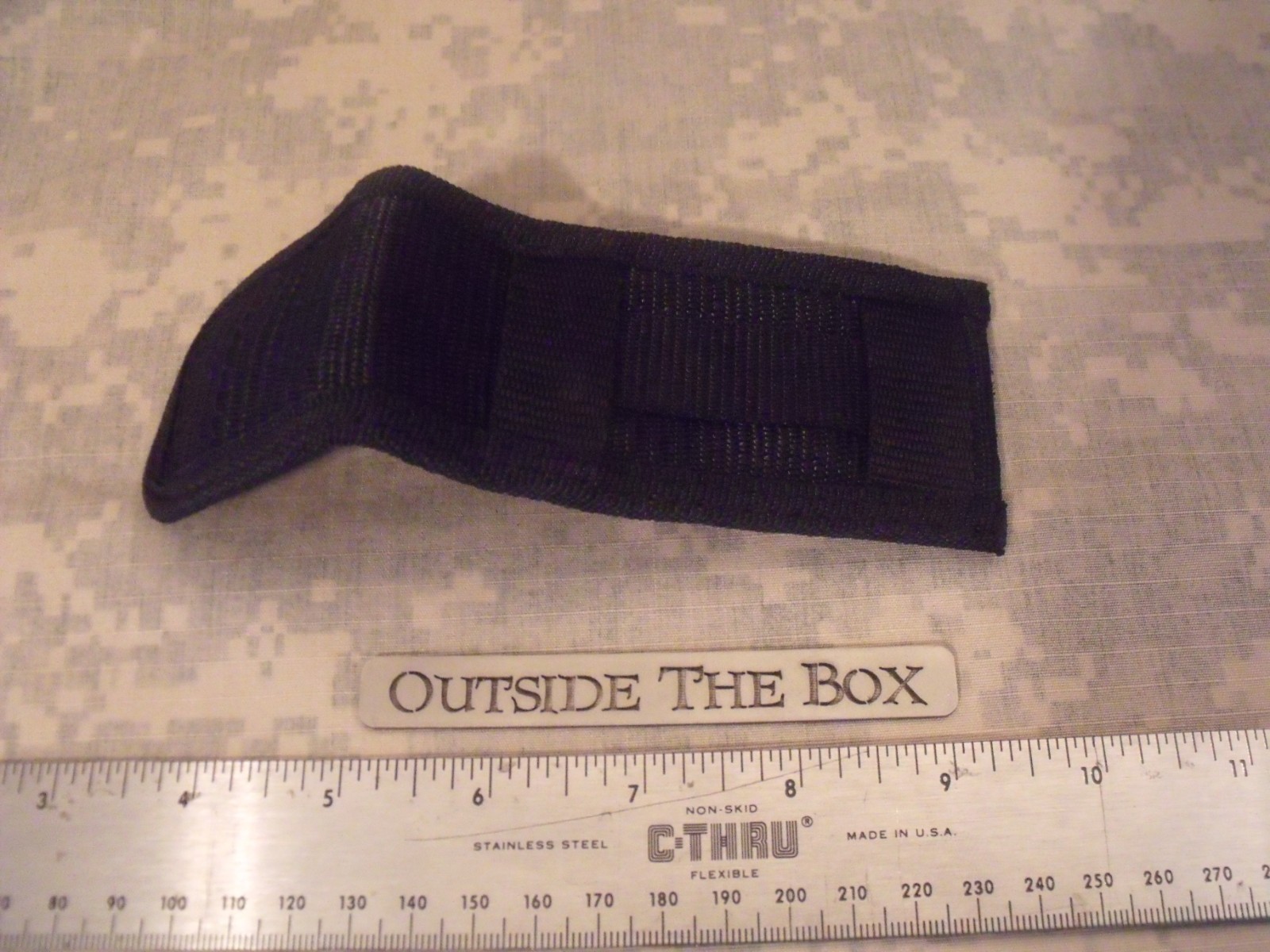 Emergency/Survival: Knife Pouch/Sheath – Black Nylon, Belt Carry 3.5″ Knife