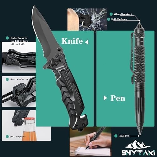 Survival Kit 37 in 1 Survival Gear, Survival Gear Tool Emergency Gift