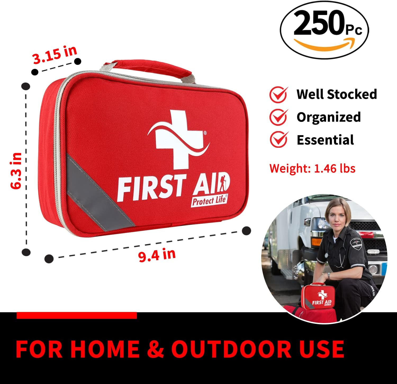 Survival First Aid Kit for Home/Business, Camping Survival Kits | Mini Travel Fi