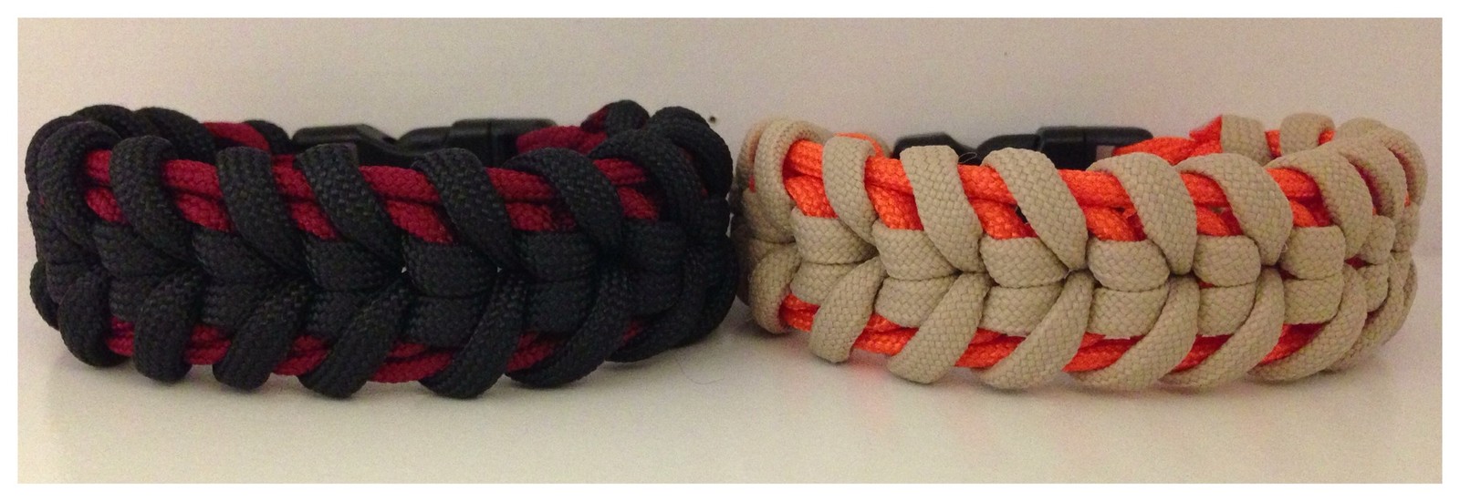550 Paracord Bracelet – Oat Spike Sinnet Weave