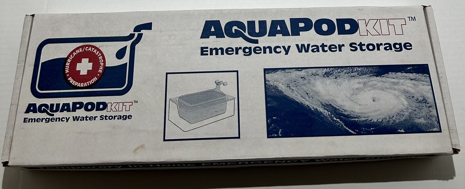 Aquapod Emergency Water Storage Kit 65 Gallon In-Home Bathtub