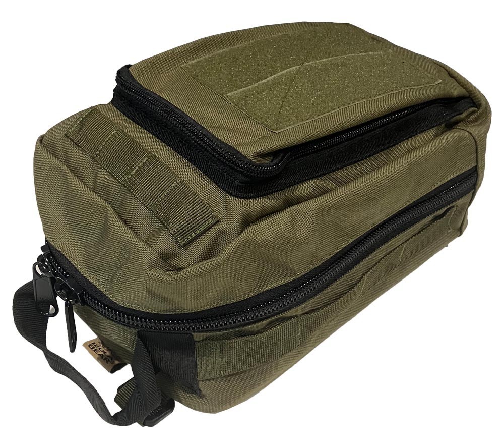 ESEE Izula Gear Advanced Survival Kit Bag Only with Map Case, Olive Drab