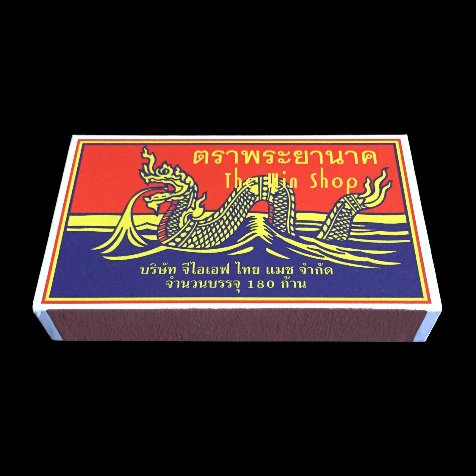 10 Big Boxes = 1,800 Red Sticks Original Phrayanak Thai Wooden Matches Camping
