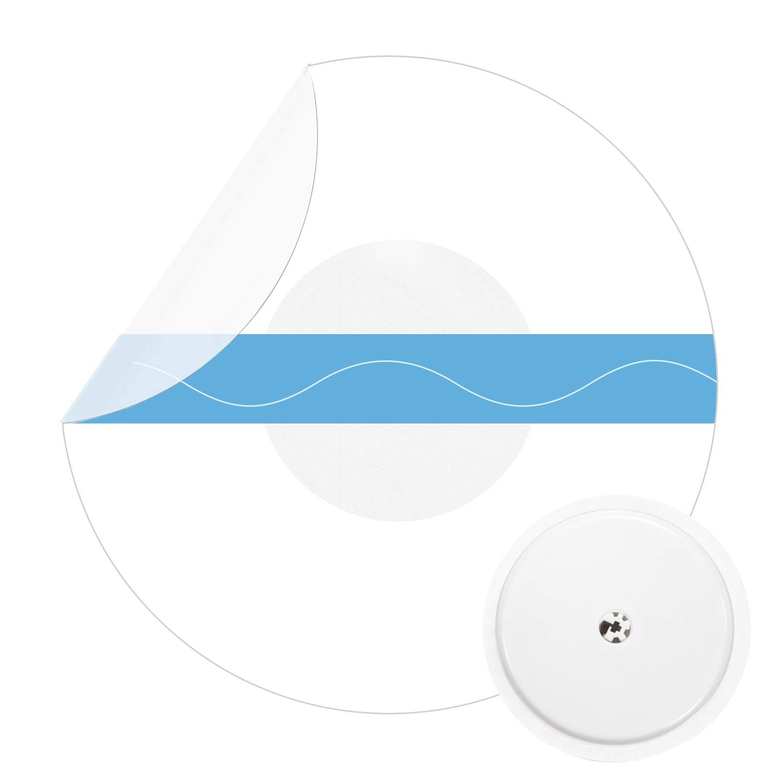 40Pack Libre Sensor Covers,Waterproof & Breatheable Patches for Libre 1/2/3 P…