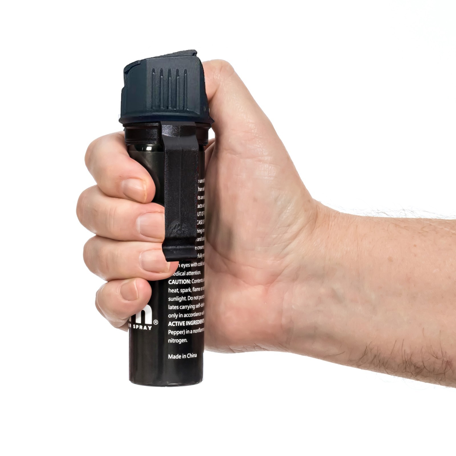 Pepper Spray Burn 2 Pack 3.7oz Police Strength Fog OC Defense Security Belt Clip