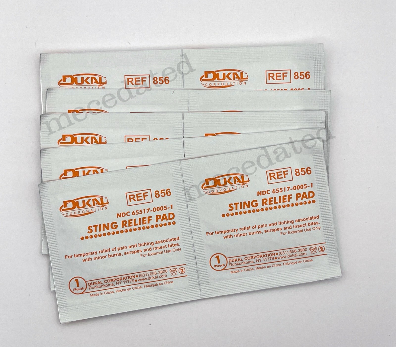 10 PACK STING RELIEF WIPES PADS FIRST AID IFAK 1ST AID CAMPING HUNTING OSHA ANSI