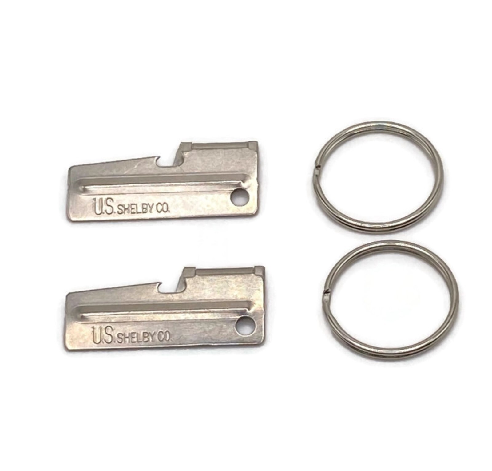 2 Pack P38 Can Openers With Key Rings Made In The USA Ships Free