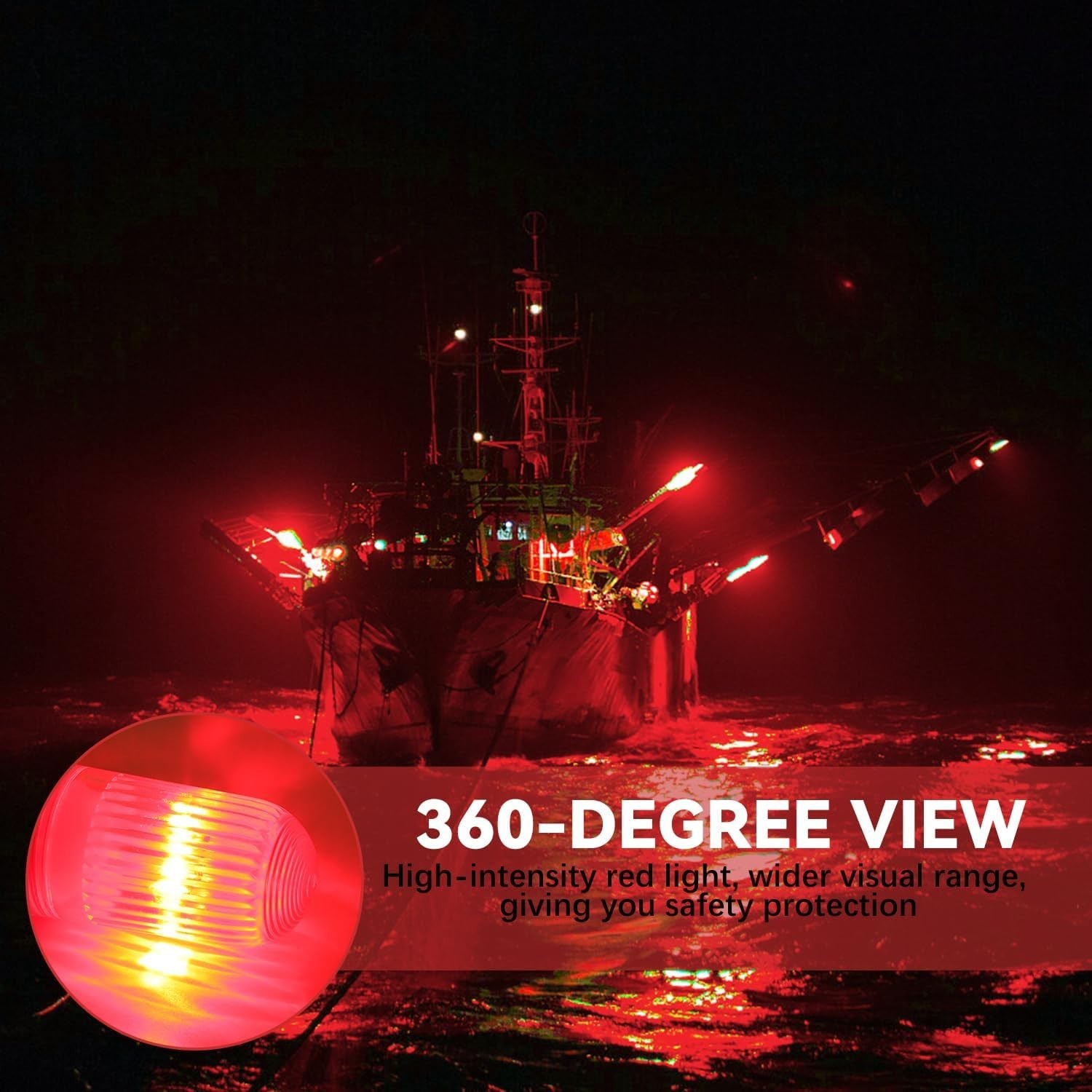 Emergency Marine Flares – 2-Pack LED Distress Signal Lights for Boating Safety