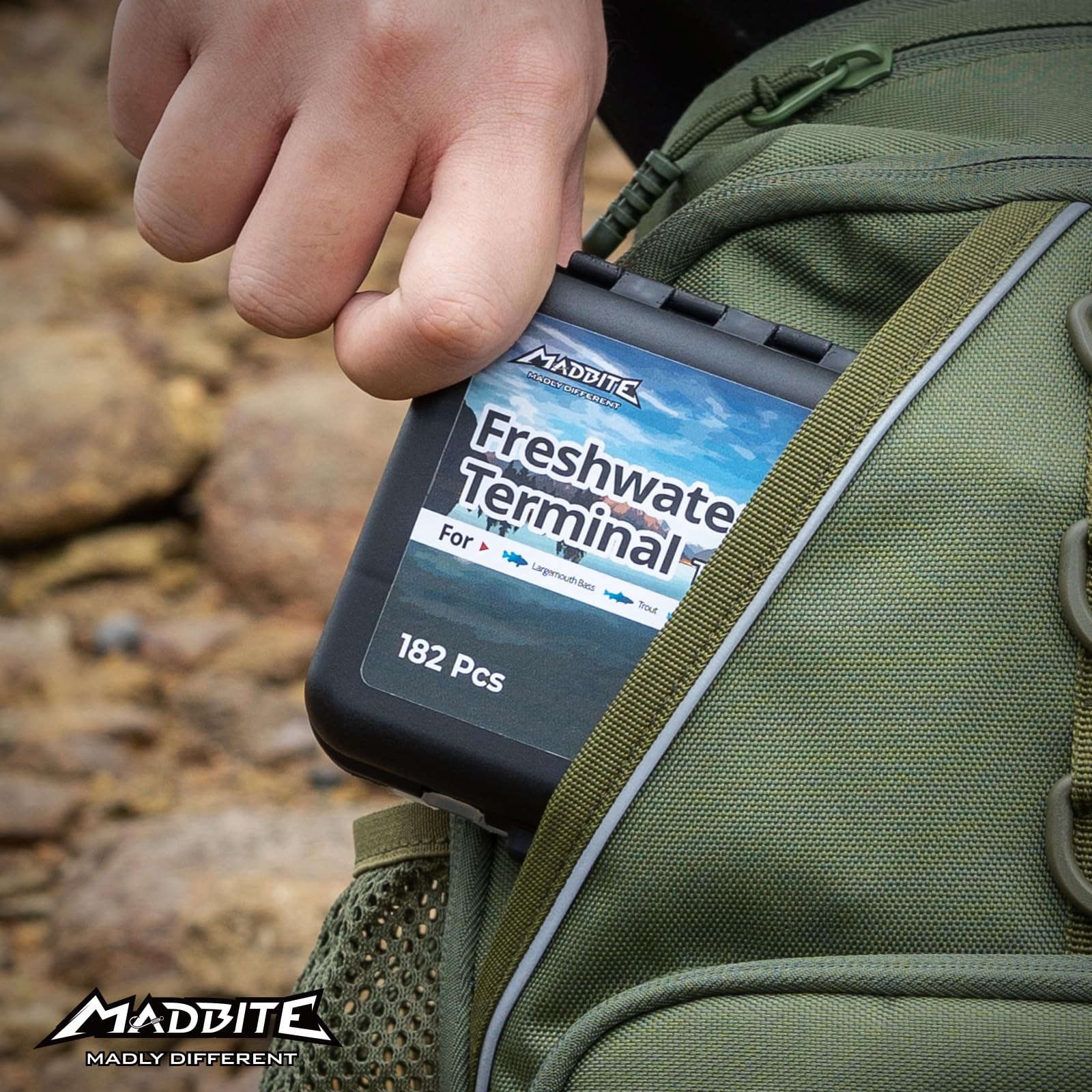 MadBite by KastKing Freshwater Terminal Tackle Kits, 182 pcs, Fishing Medium
