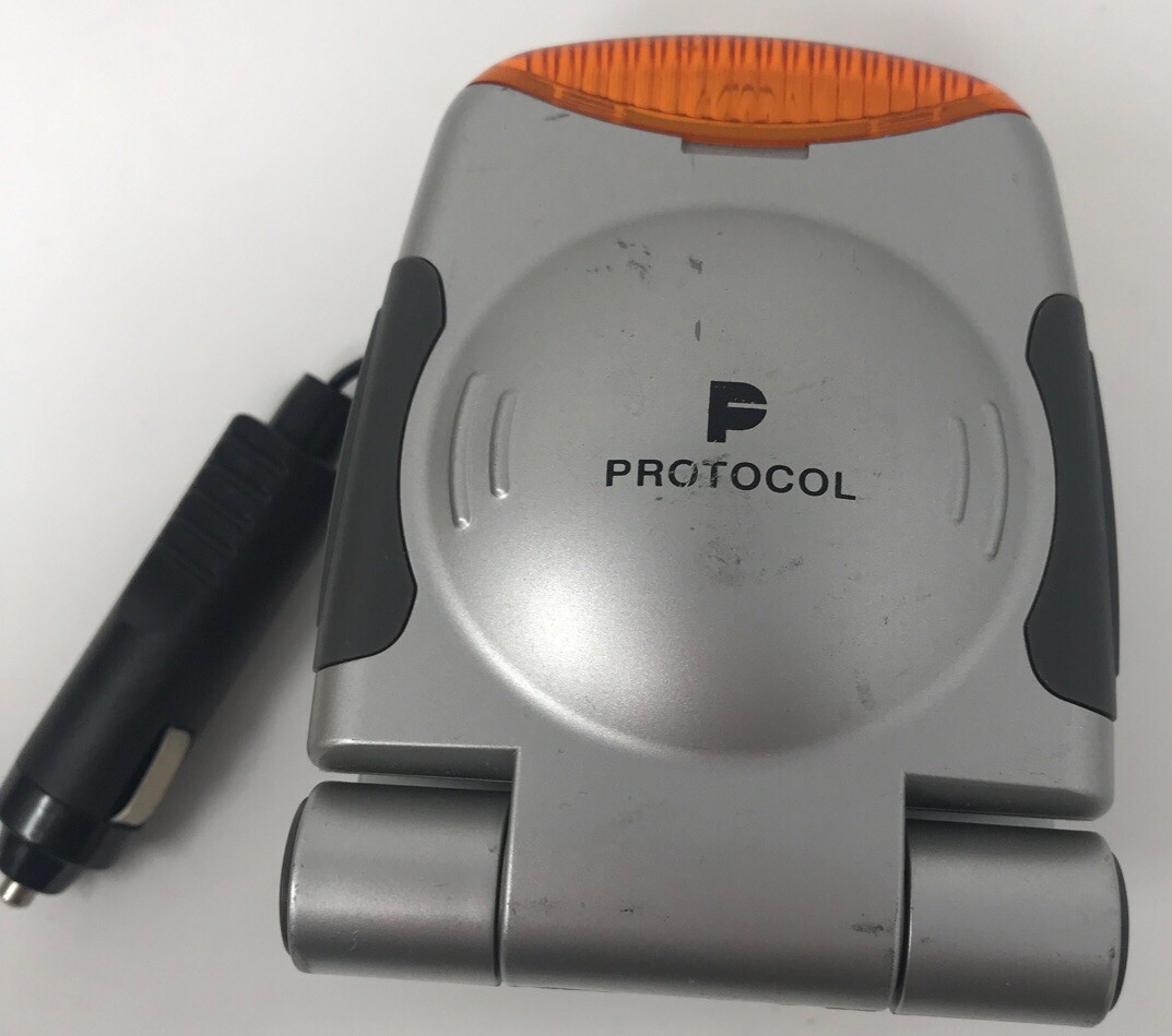 PROTOCOL Emergency Survival Light Flasher Plug In Power Point Clip On 12’ Cord