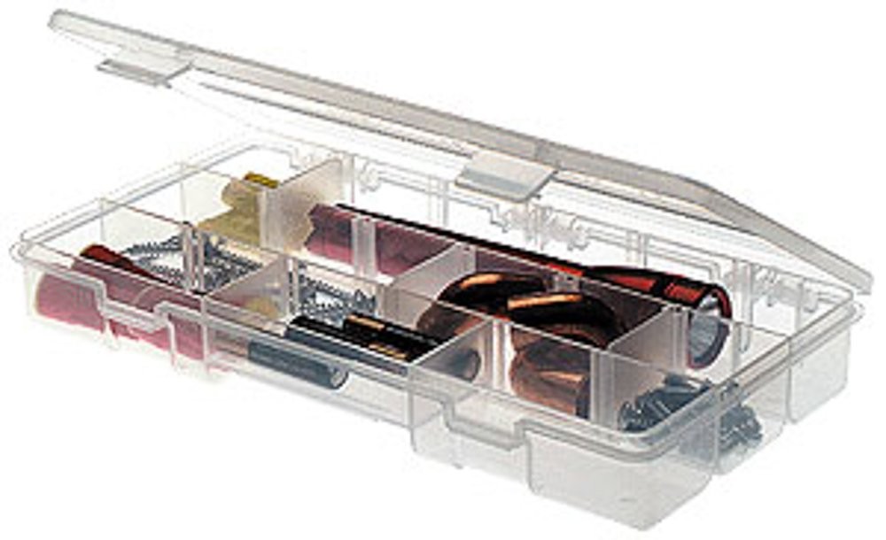 Plano 23500-00 Size Stowaway with Adjustable Dividers Single Pack, Clear