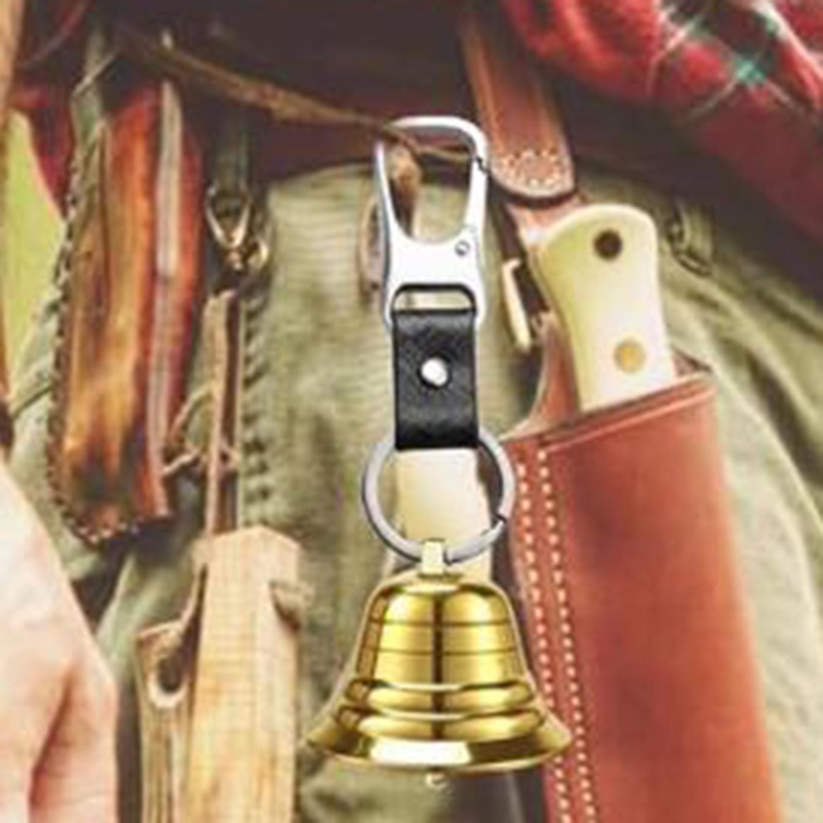 Loudly Animal Bell with Whistle Set Hiking Essentials for Backpacking Biking