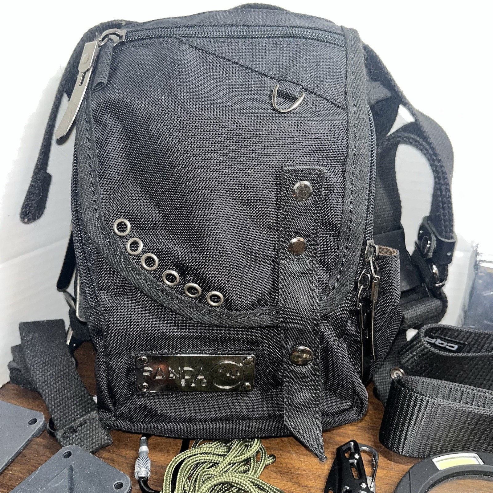 Panda Bag Tactical Emergency Survival Kit Compass Camping Pouch Accessories Ect