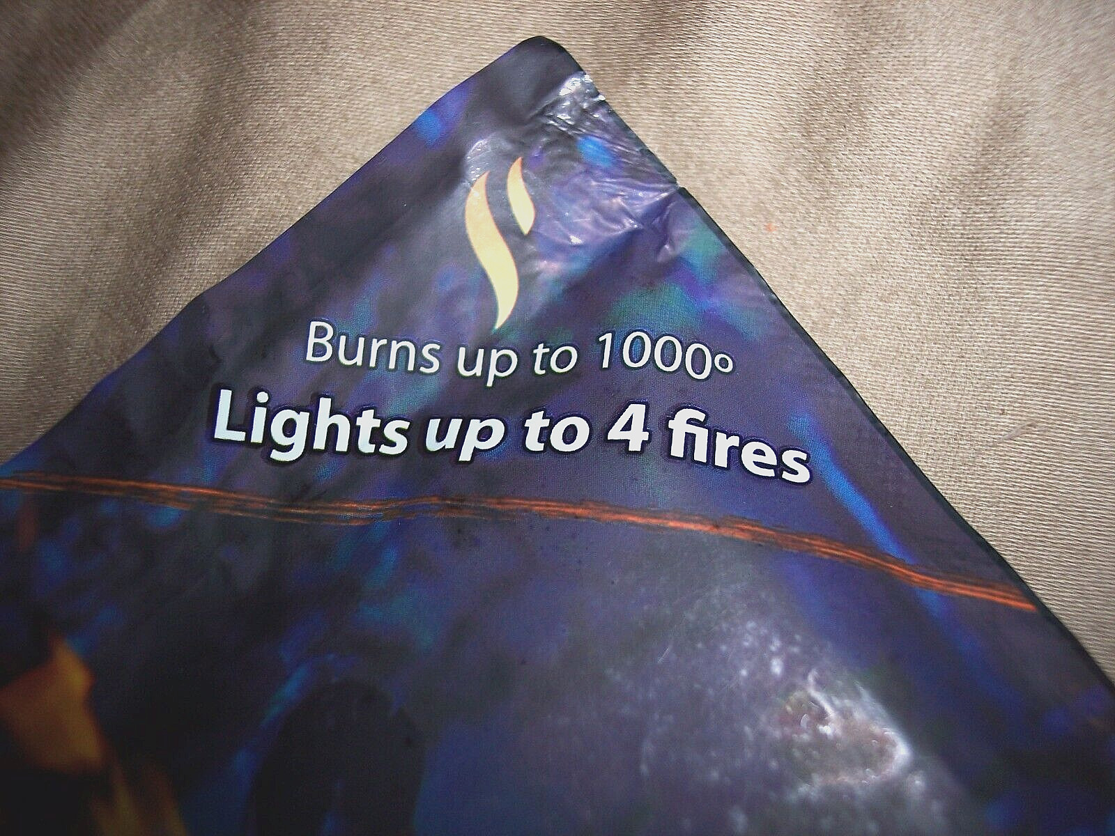 Fire Starter 1000 Degrees + Ready Hour Survival Shot 180 Count 10 yr Shelf Life