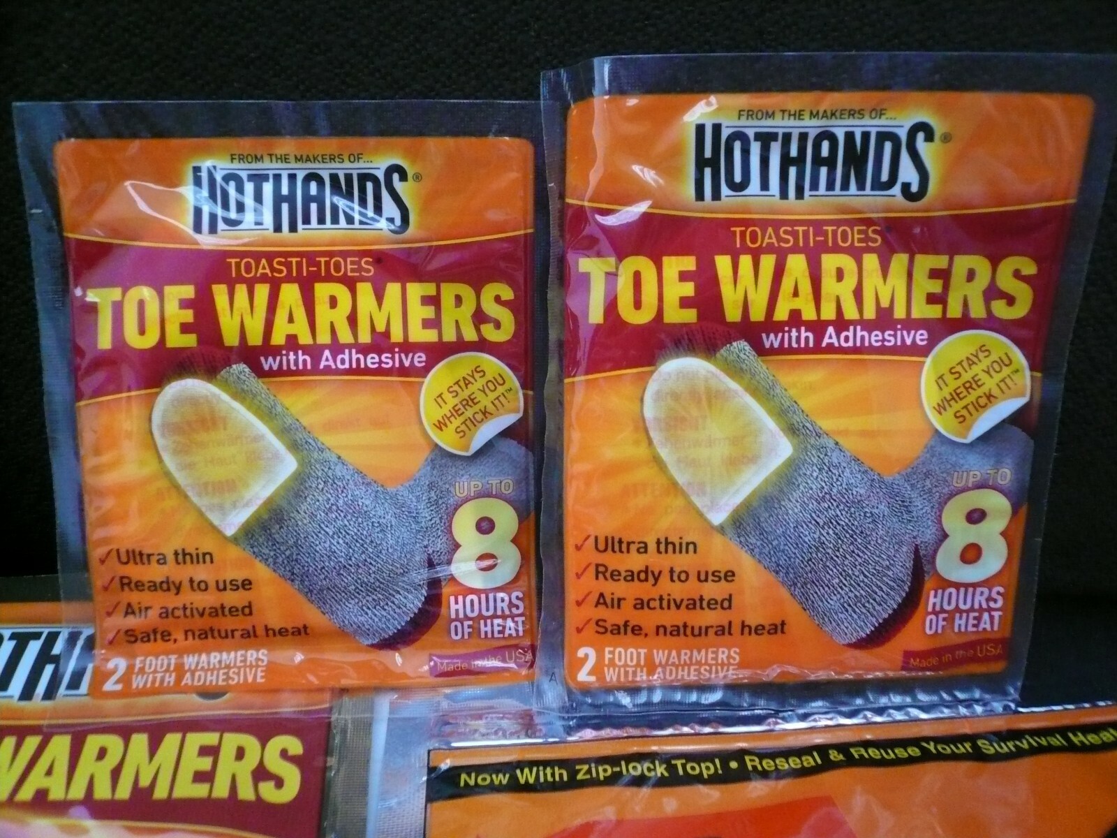 Lot of 18 Cold Weather Hand and Foot Warmer Survival Readiness Kits HMCWS12