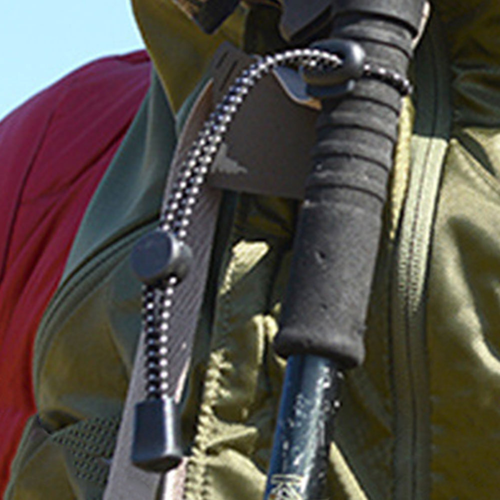 4 Pcs Trekking Pole Holder Carabiner Bungee Cord Trail Buddy Poles Lanyard