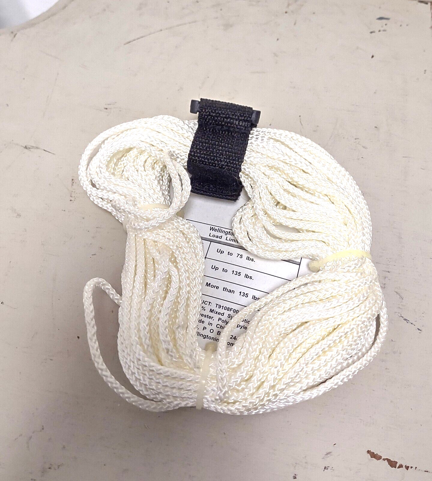 Wellington Braided Rope Multi-Purpose Nylon Blend 1/8 in. x 48 ft. #15634