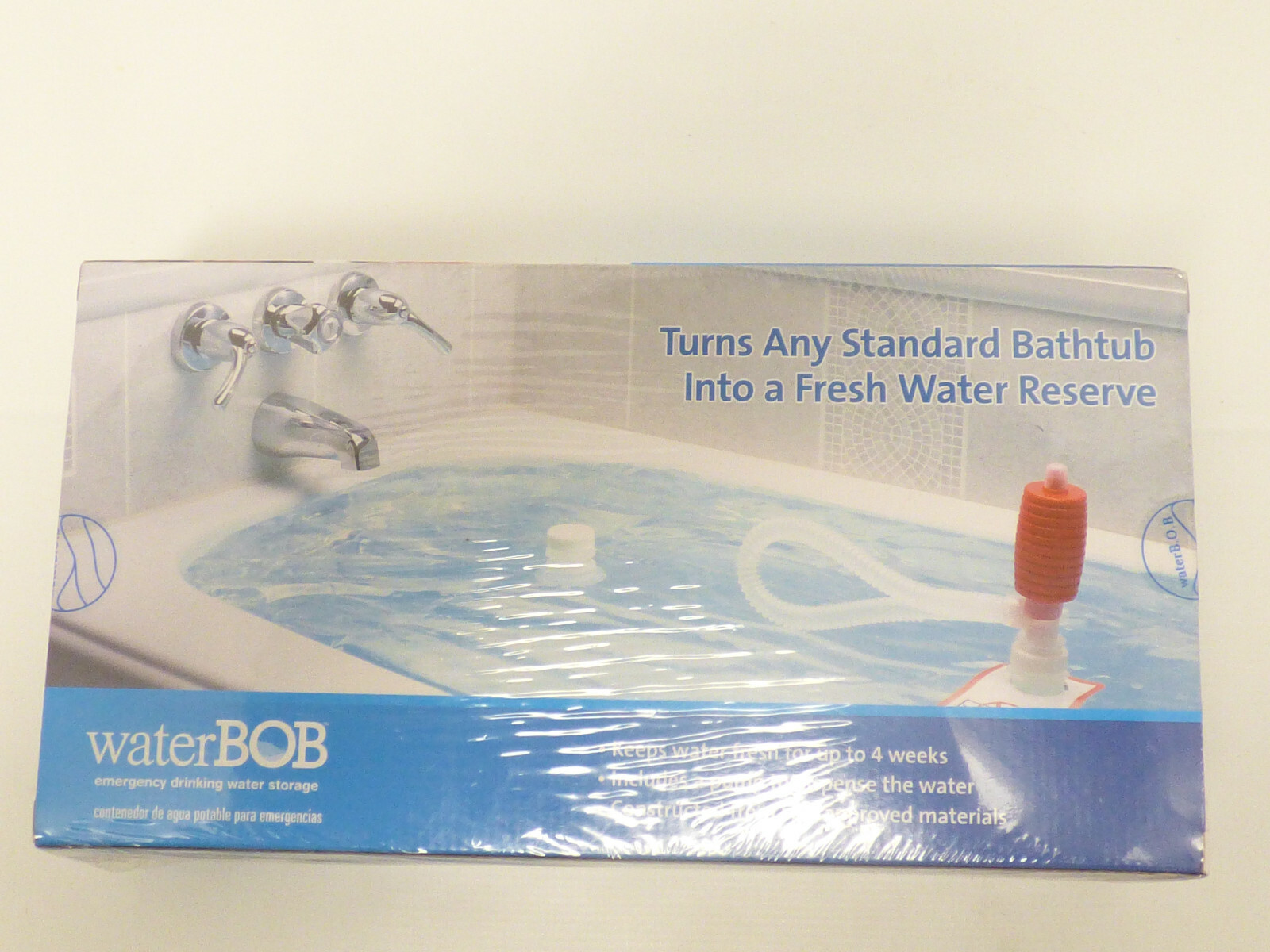NEW WaterBOB Emergency Survival Bathtub 100 Gal BPA Free Drinking Water