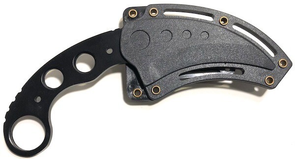 Urban Black Tactical Karambit Fixed – Kydex Sheath + Bear Claw Karambit Knife