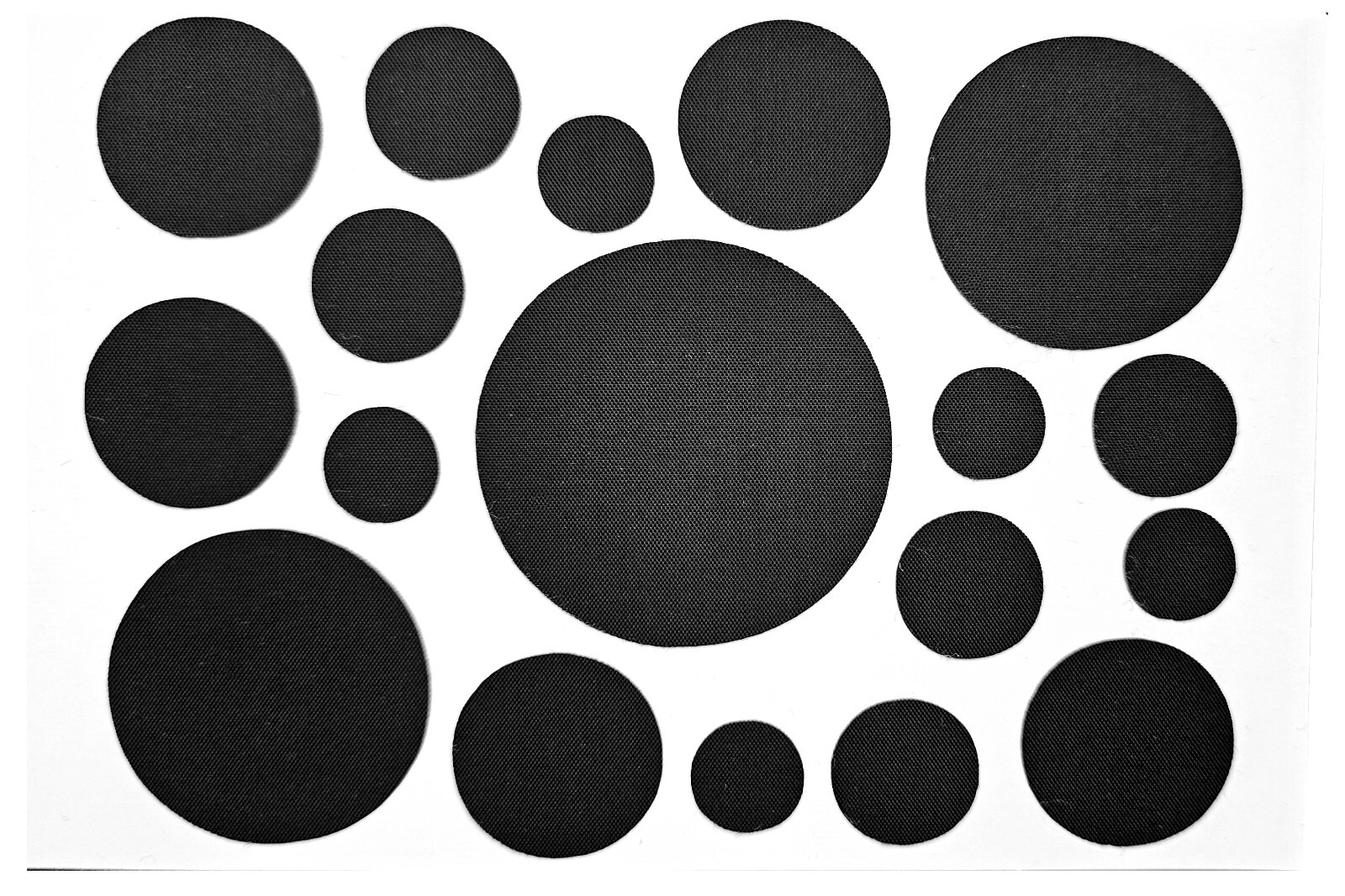 x-repair 18pcs Self Adhesive Repair Patches Circles Repair Stickers Nylon
