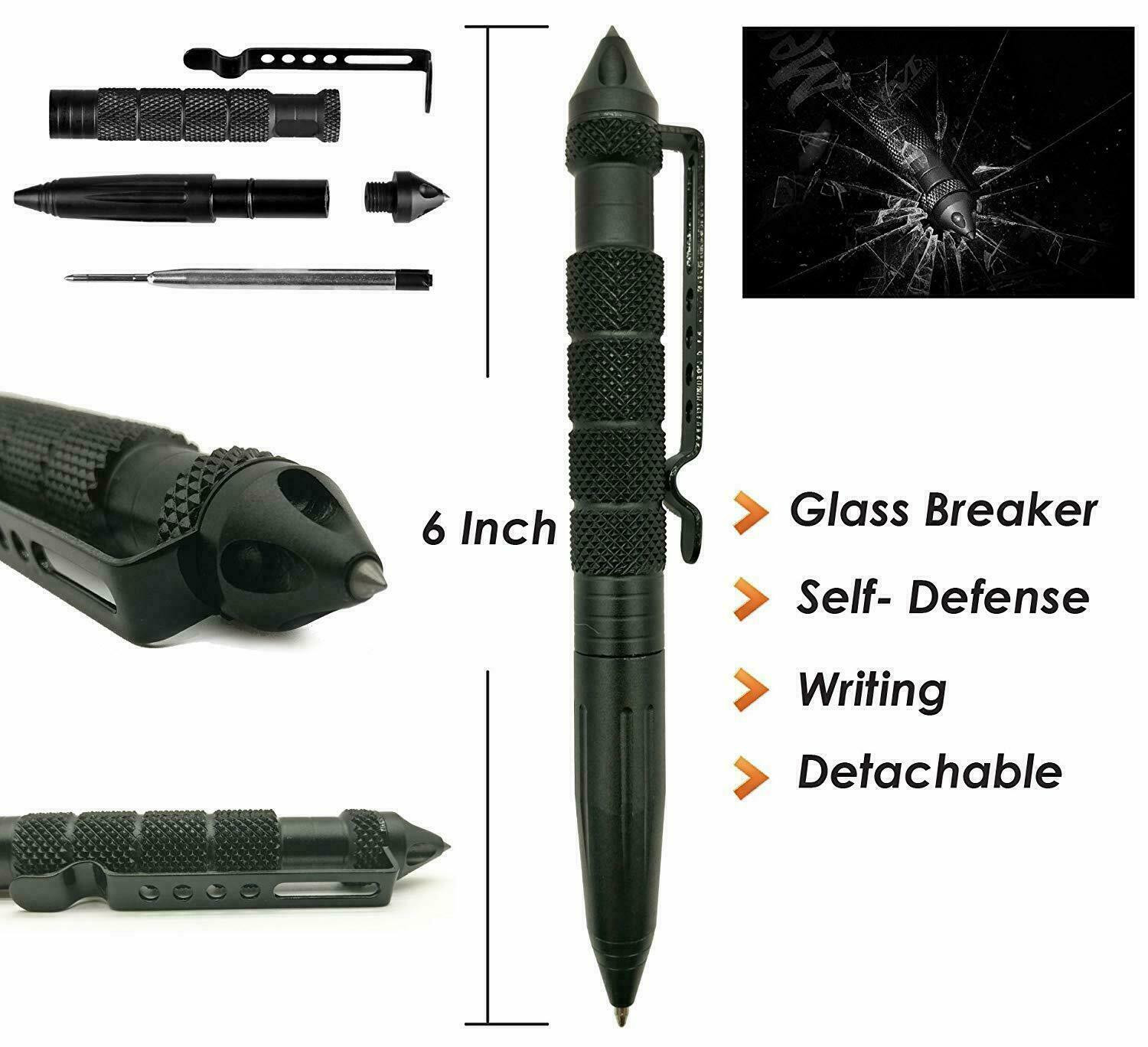 Survival Gear Kit 14-in-1 – Outdoor Emergency Camping & Hiking Tools w/ Case