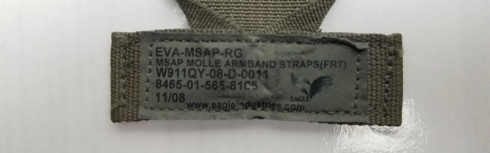 USGI Military Eagle Industries Ranger Green MSAP MOLLE Armband Front Strap RLCS