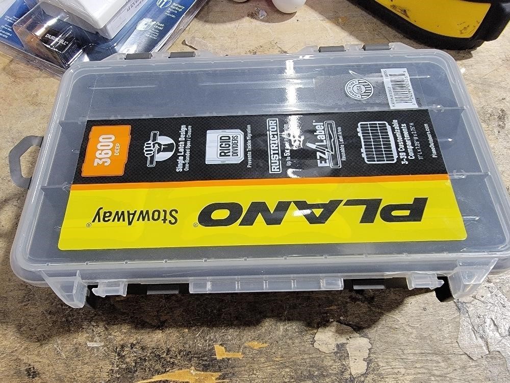 Plano StowAway 3600 Deep Stow Tackle Box with 3600 Deep, Clear, NEW!