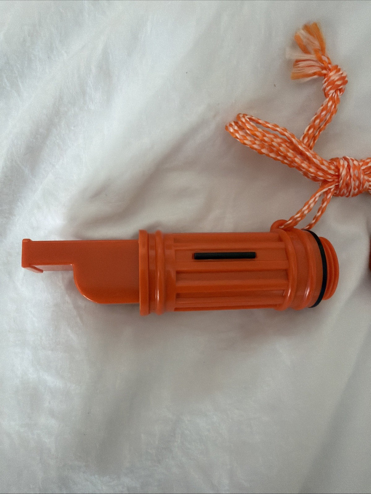 5in1 Camping Survival Whistle Compass Fire Starter Storage Container Mirror
