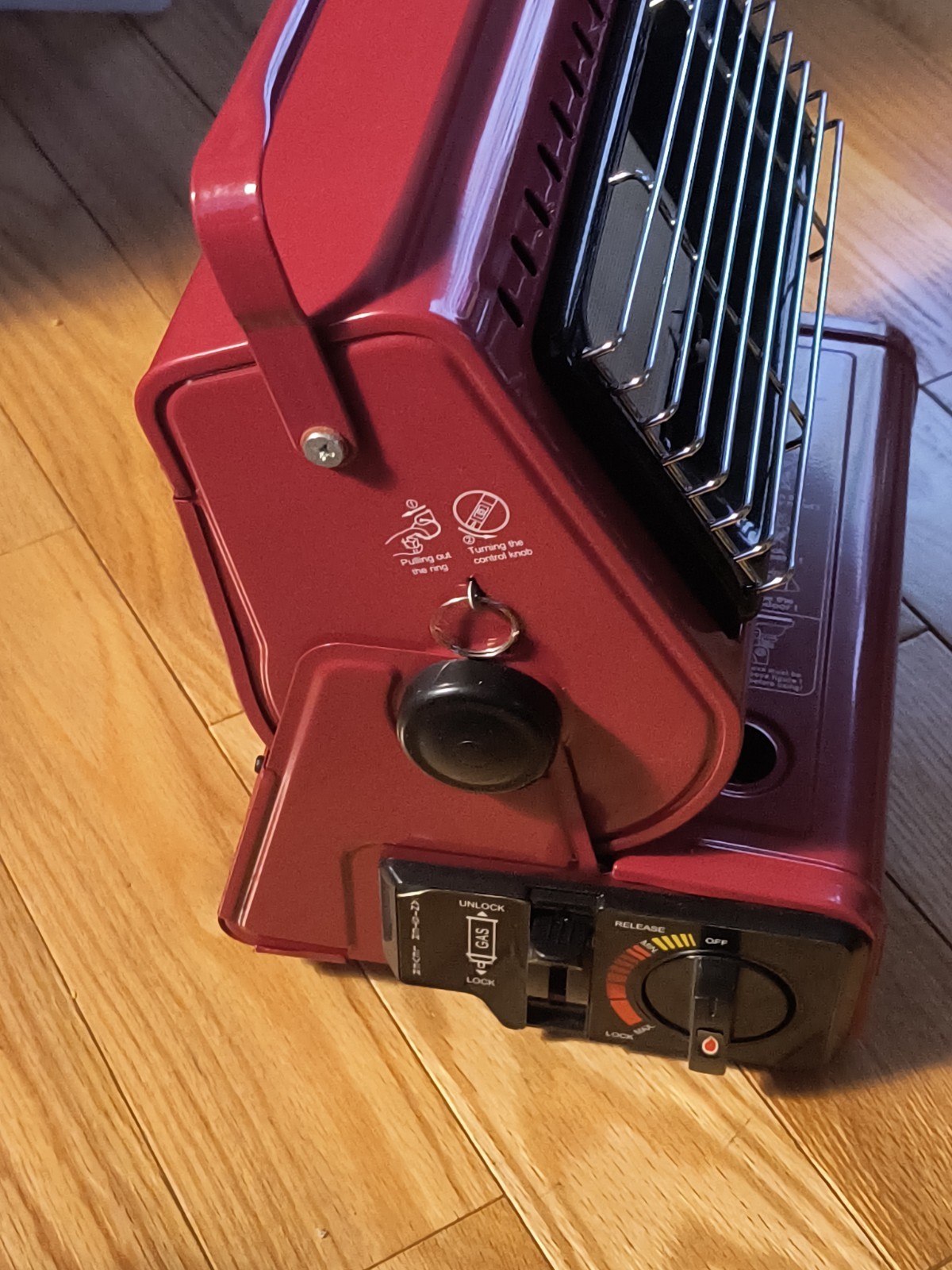 Out Door Portable Butane Heater 2,500-6,000 BTU Heat Source Survival Tools NOS