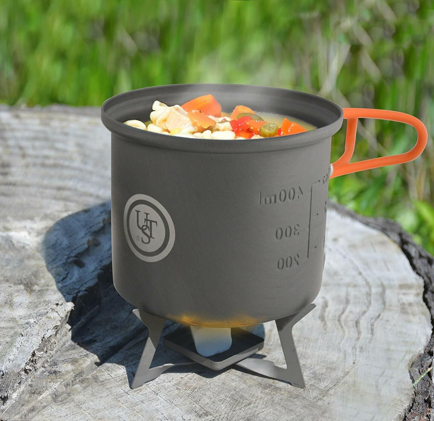 UST Solo Cook Kit Lightweight Compact Pot Set Cookware Camping Survival Gear