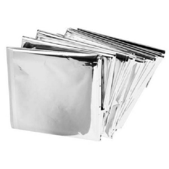 10 PACK • Extra Large 82″x 54 Emergency Solar Mylar Blanket Survival Safety