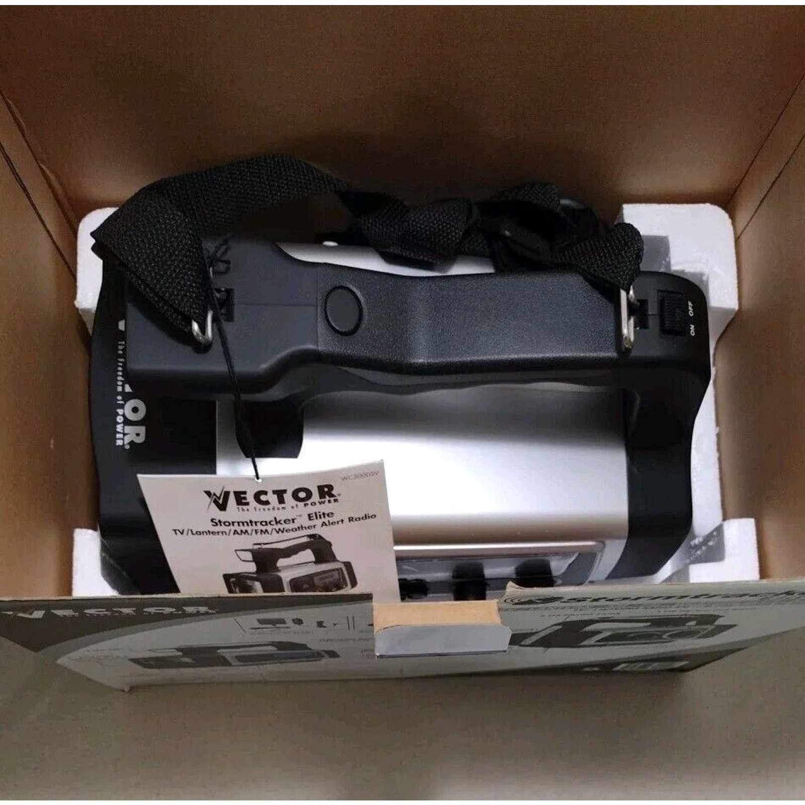 Vector Stormtracker Elite WC300DSV TV/Lantern/AM/FM/ Weather Alert Radio – NIB!!