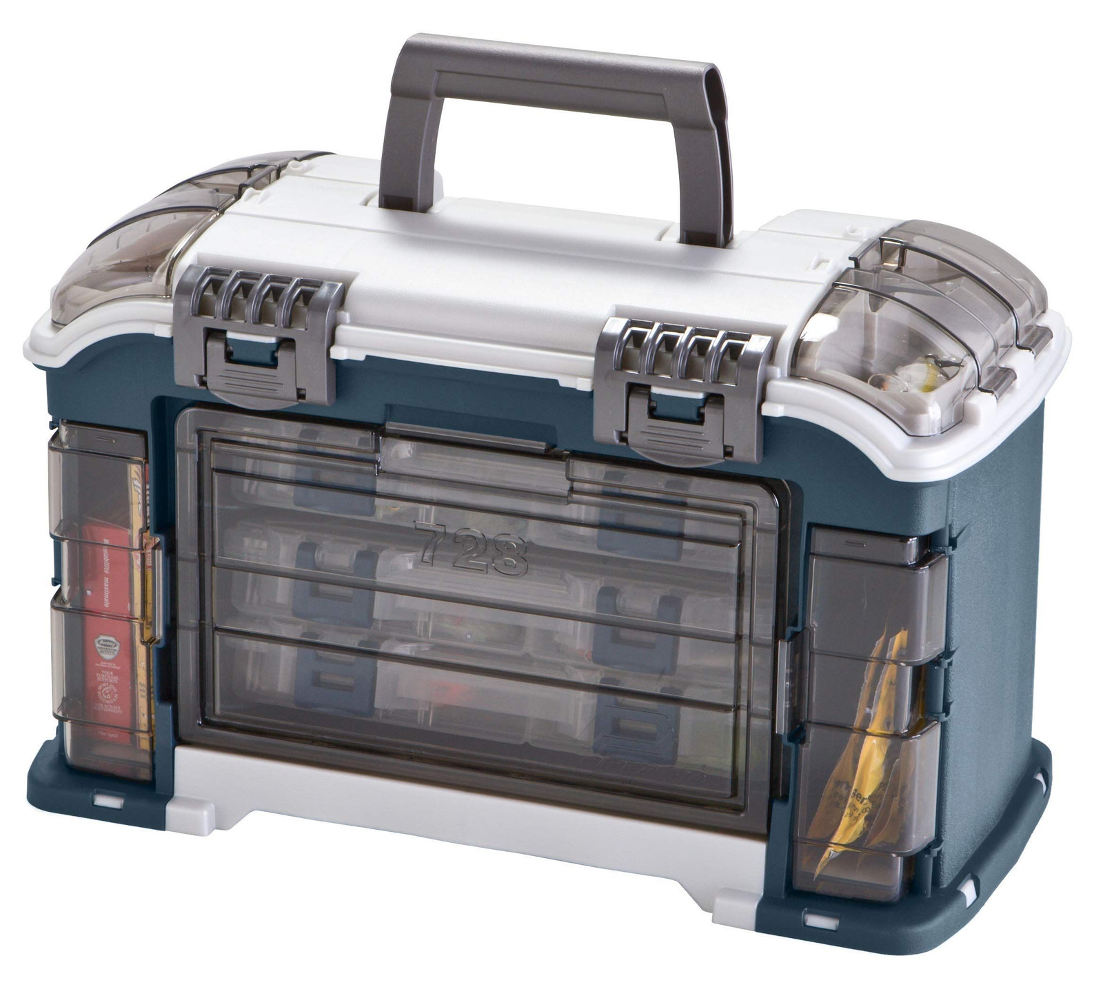 Plano Angled Tackle System with Three 3560 Stowaway Boxes, One Size, Multi
