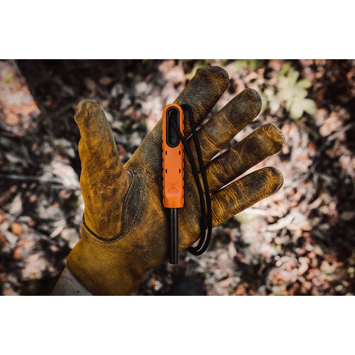 Exotac polySTRIKER XL Ultra-Light Ferrocerium Rod Firestarter – Black