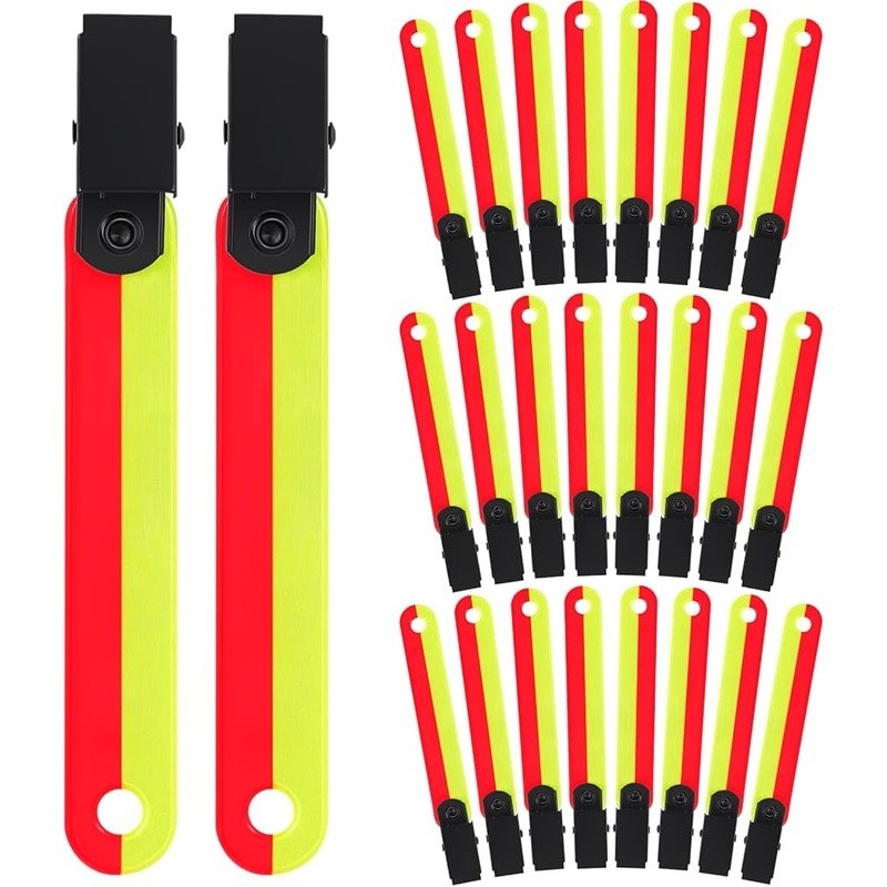 24 Pack Reflective Trail Markers Hiking Camping Hunting Outdoor Adventures New