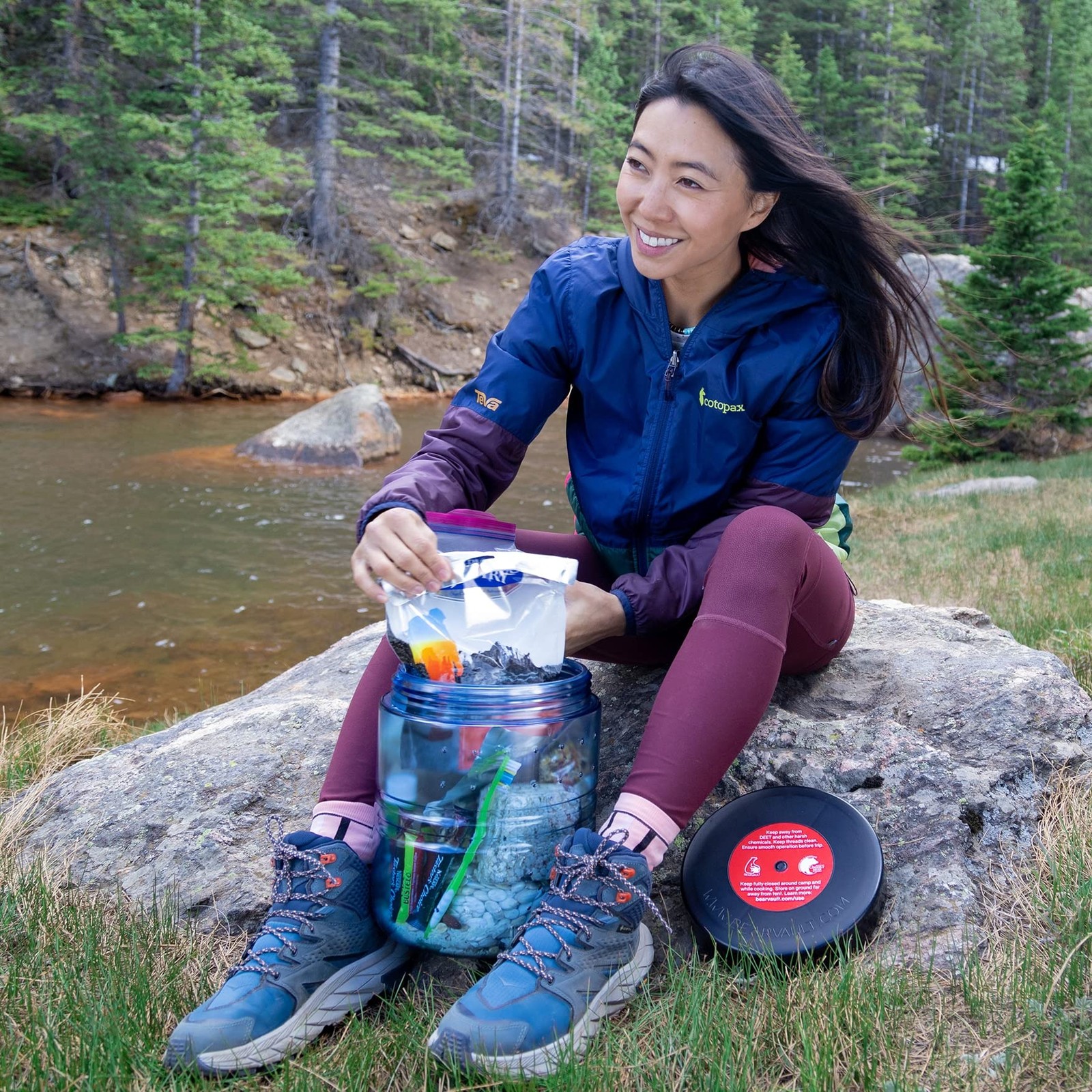 BearVault BV475 Trek Portable Bear Resistant Canister – Large