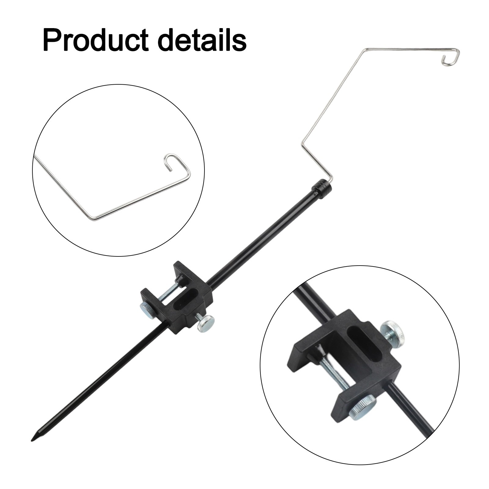 Lightweight Aluminum Light Stand for Camping Collapsible for Easy Carry