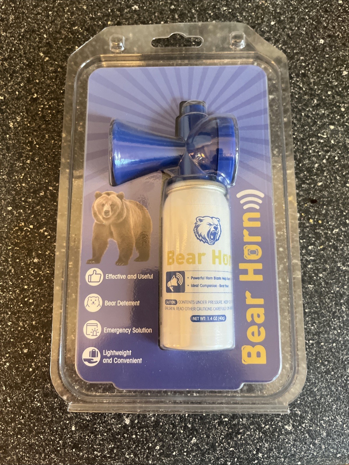 1.4Oz Bear Horn Self Defense, Loud Air Horn for Wild Animals, 120Db Heard up to