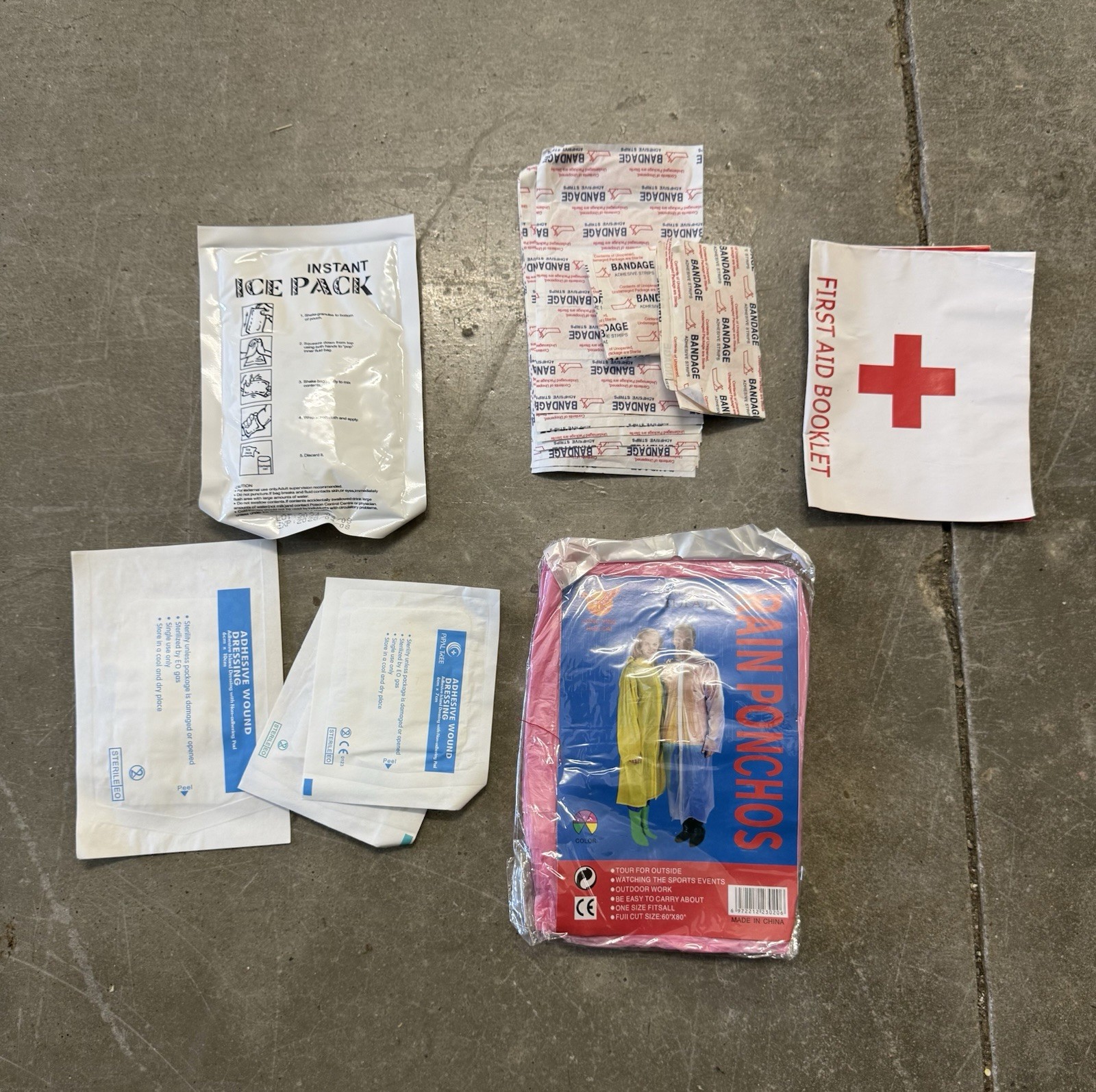 Red Mini First Aid Kit – Small Soft Shell Medical Kit for Home,Travel